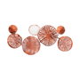 Wallity Accesorio Decorativo de Pared de Metal CH102-4 79 x 35 cm